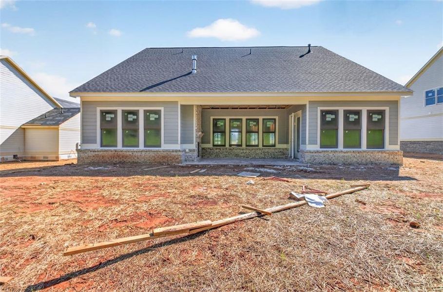 In-progress construction of a new home in , Statham, GA (Image 18).
