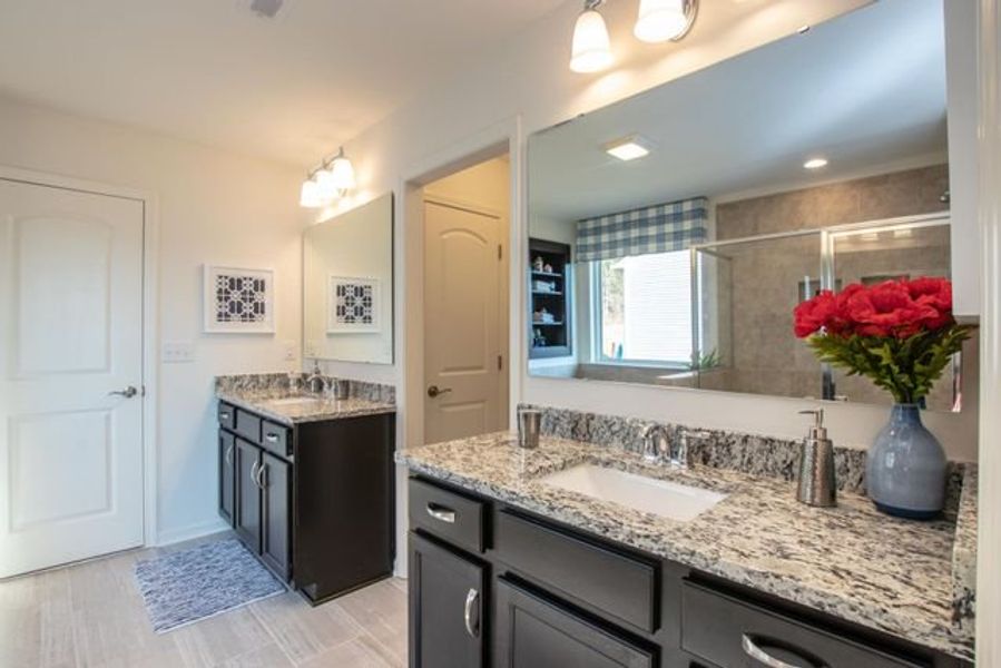 Representative furnished interior of a home built from the Bedford by True Homes in Stonebridge Fairways, Monroe (Image 29).
