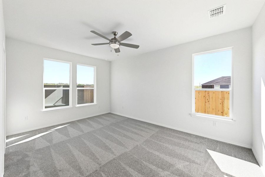 Spacious, unfurnished interior of a new home in Stoney Chase, Del Valle (Image 28).