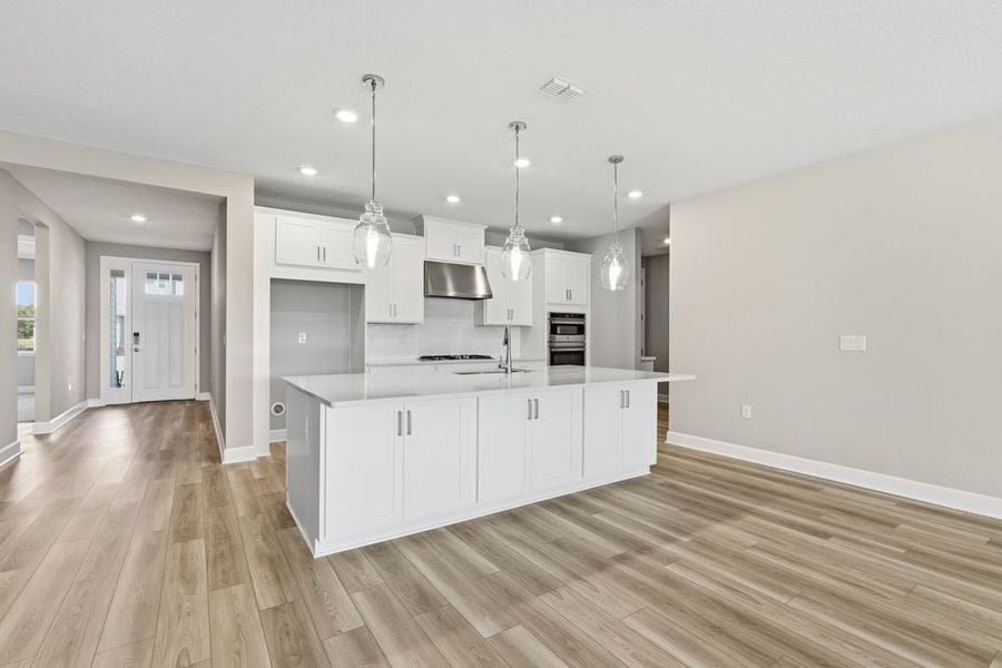 Representative furnished interior of a home built from the Sanibel by Taylor Morrison in Headwaters at Lofton Creek, Yulee (Image 9).