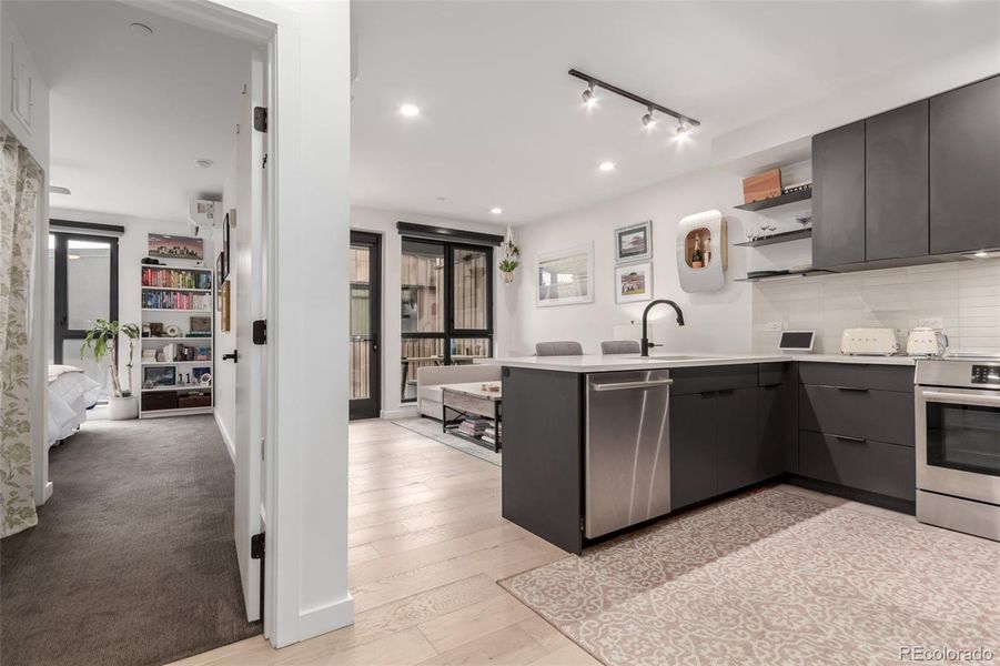 Furnished interior view inside a new home in , Denver (Image 13).
