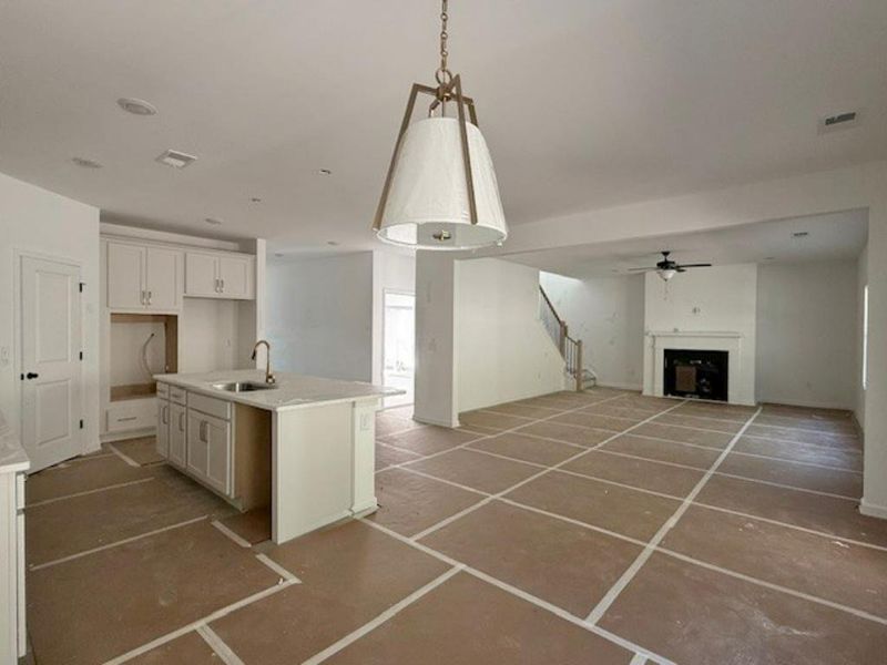 In-progress construction of a new home in Arbors at Richland Creek, Buford, GA (Image 14).