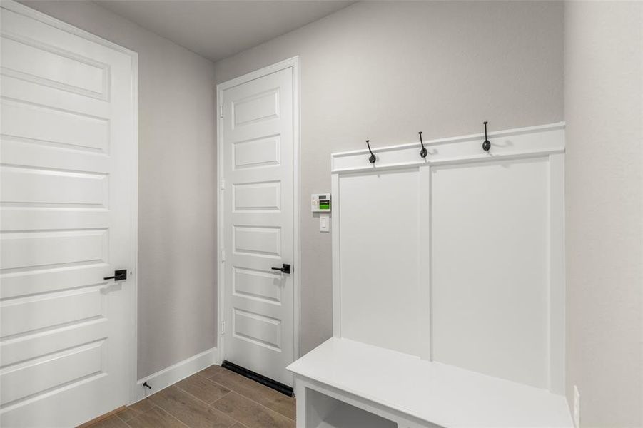 Lovely MUD Room by the Garage in the Home