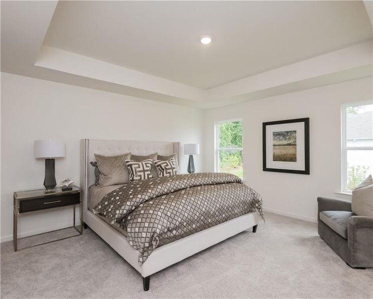 Furnished interior view inside a new home in Shoals Crossing, Conyers (Image 10).