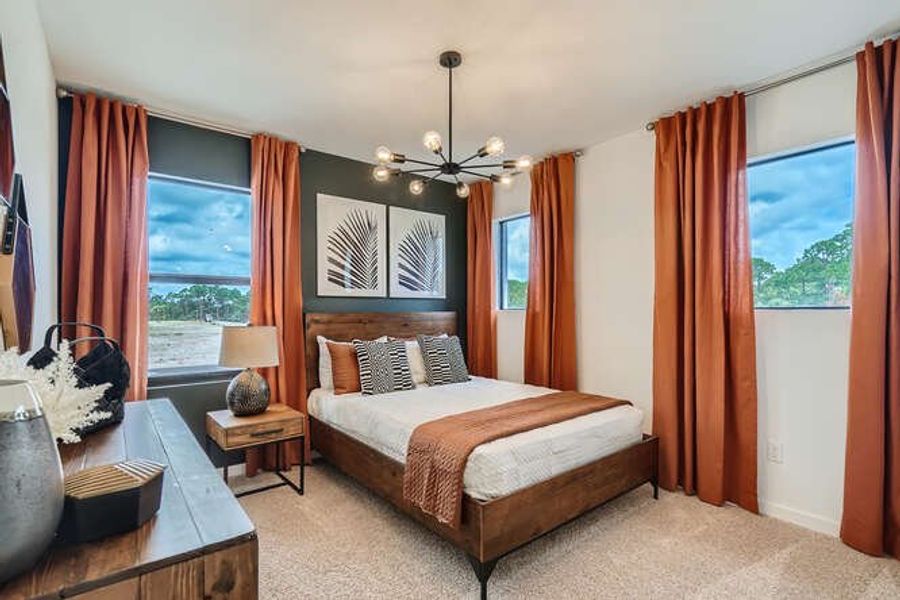 Representative furnished interior of a home built from the Ponte Vedra by D.R. Horton in Reserve at Jupiter, Jupiter (Image 25).