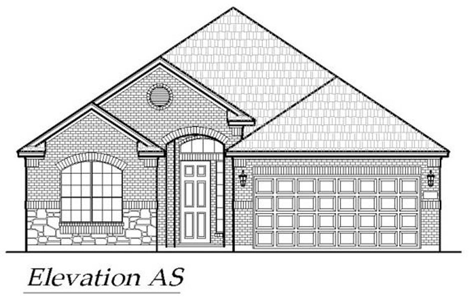 Exterior rendering of this home design in Summer Crest, Fort Worth, TX (Image 17). Exterior rendering of this home design in Summer Crest, Fort Worth, TX (Image 17).