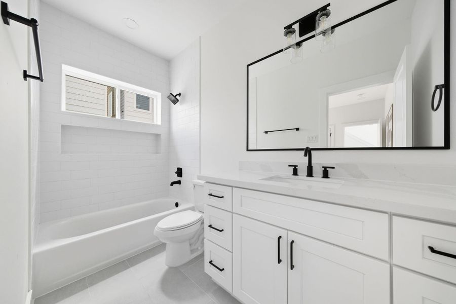 Furnished interior view inside a new home in , Houston (Image 22).