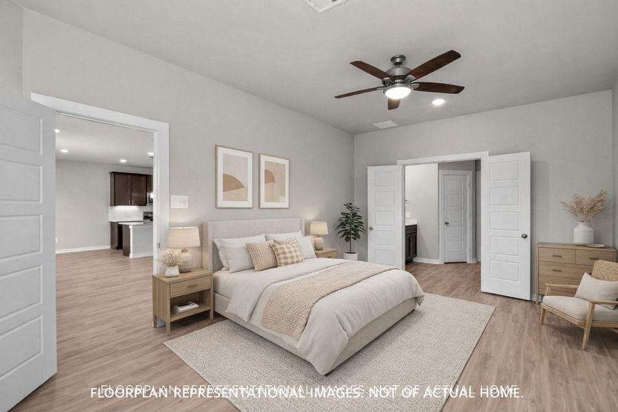 Furnished interior view inside a new home in Lone Star Landing, Montgomery (Image 7). Furnished interior view inside a new home in Lone Star Landing, Montgomery (Image 7).