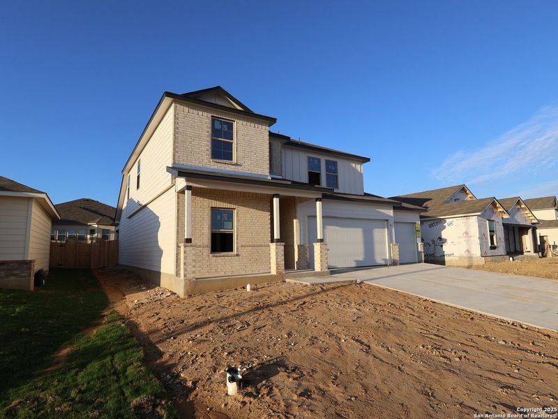 In-progress construction of a new home in Greenspoint Heights, Seguin, TX (Image 26). In-progress construction of a new home in Greenspoint Heights, Seguin, TX (Image 26).