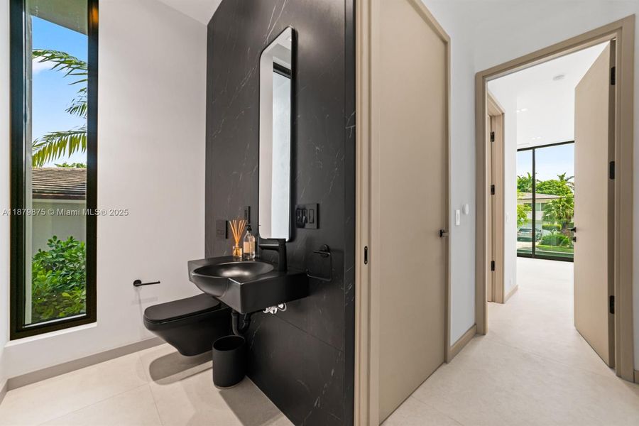 Furnished interior view inside a new home in , Miami Shores (Image 8).