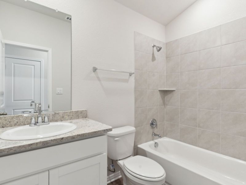 Furnished interior view inside a new home in Turner's Crossing - Reserve Collection, Buda (Image 4).