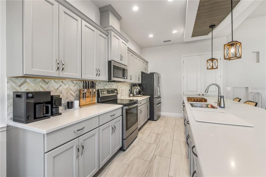 Furnished interior view inside a new home in Marina Del Palma, Palm Coast (Image 11).