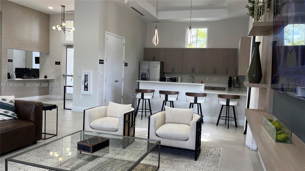 Furnished interior view inside a new home in , Miami (Image 56). Furnished interior view inside a new home in , Miami (Image 56).