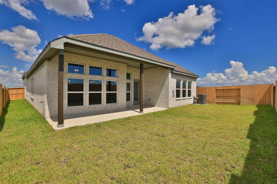 Exterior details and patio area of a home in River Ranch, Dayton (Image 25). Exterior details and patio area of a home in River Ranch, Dayton (Image 25).