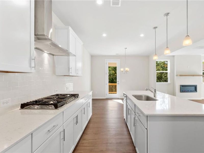 Furnished interior view inside a new home in Riverwood, Dallas (Image 5). Furnished interior view inside a new home in Riverwood, Dallas (Image 5).