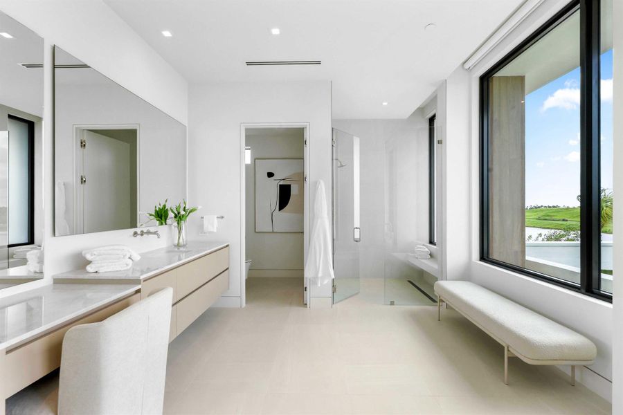 Furnished interior view inside a new home in , Palm Beach Gardens (Image 20).