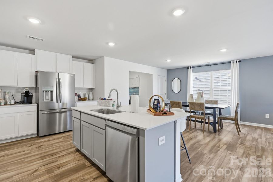 Representative photos of model home
