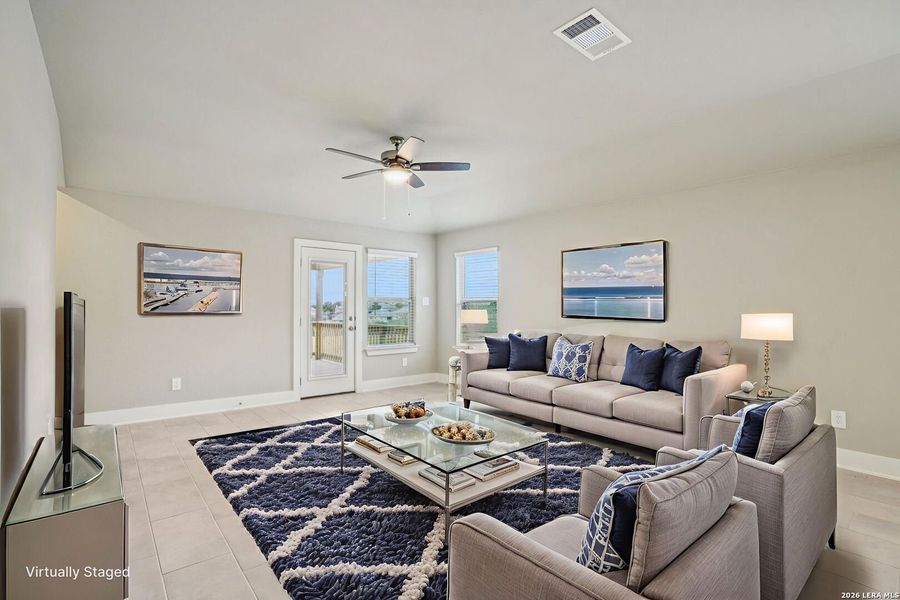 Furnished interior view inside a new home in Lark Canyon, New Braunfels (Image 7).