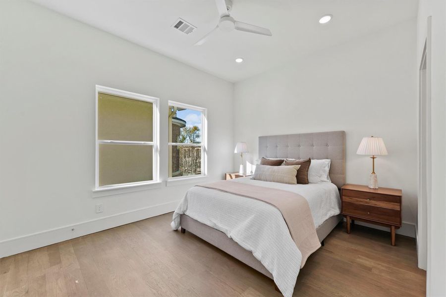 Furnished interior view inside a new home in , Houston (Image 17).