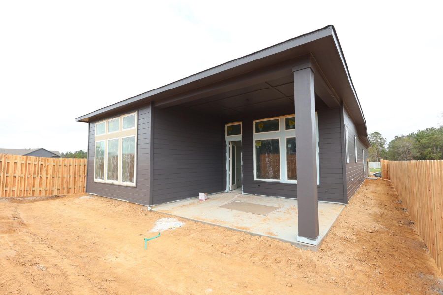 Exterior details and patio area of a home in Colton 45' Homesites, Todd Mission (Image 3).