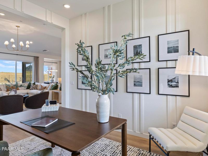 Furnished interior view inside a new home in Hidden Hills, Prescott (Image 33).