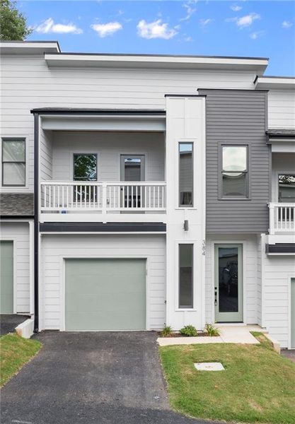 Front exterior of a new home in , Gainesville, GA, highlighting curb appeal (Image 23).