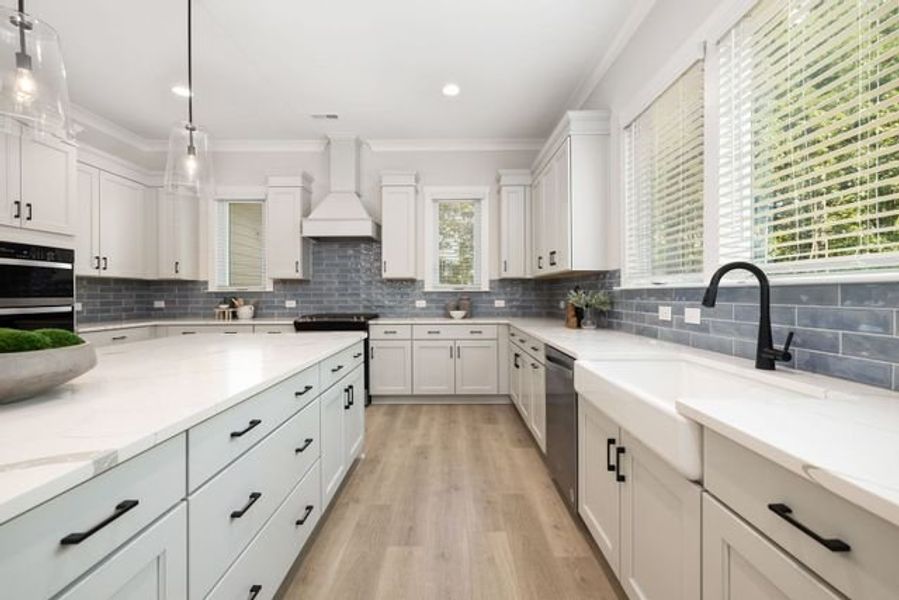 Representative furnished interior of a home built from the Kemp by True Homes in Wheatfield Estates, Statesville (Image 7).