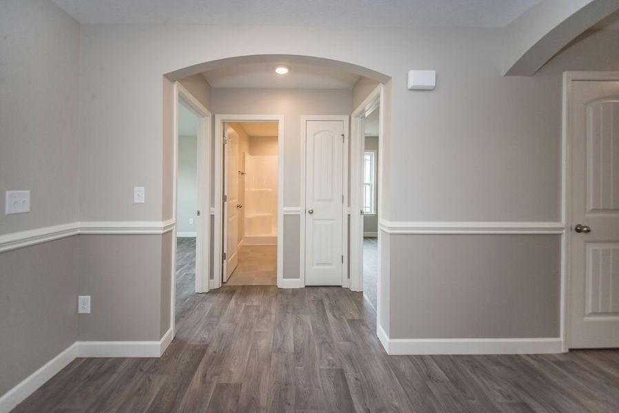 Representative unfurnished interior of a home built from the Beaumont by Enchanted Homes in Guadalupe Heights, Seguin (Image 28).