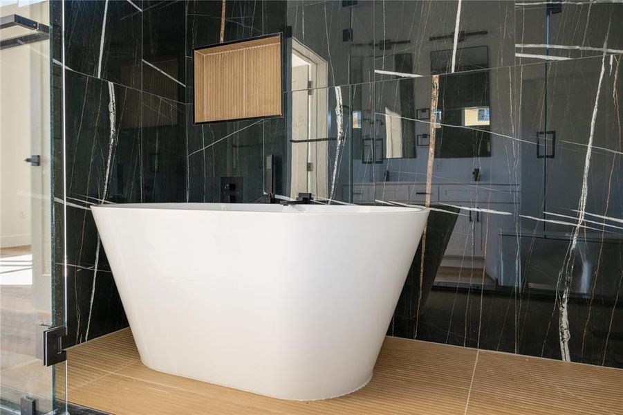 Close-up of interior finishes inside a home in , Dallas (Image 14).