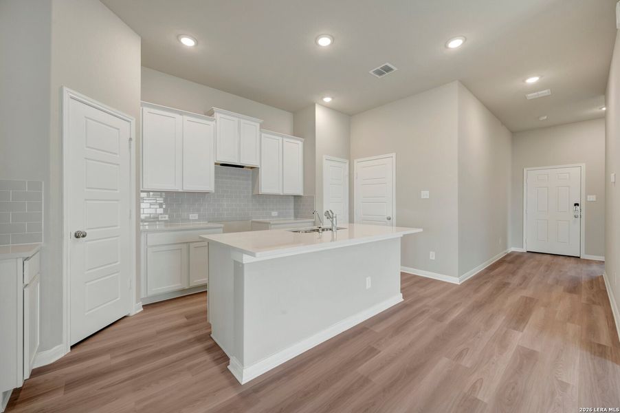 Furnished interior view inside a new home in Hickory Ridge Estates, Elmendorf (Image 9).