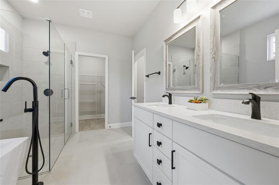 Furnished interior view inside a new home in , Gainesville (Image 12).