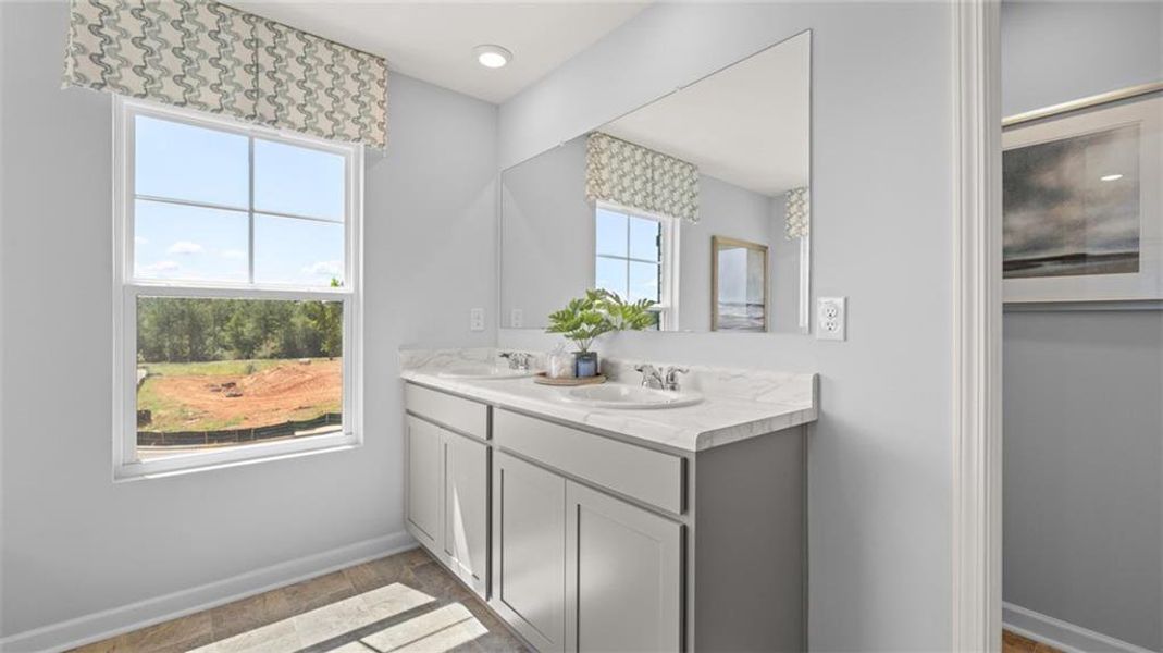 Furnished interior view inside a new home in Bridle Creek, Locust Grove (Image 6).