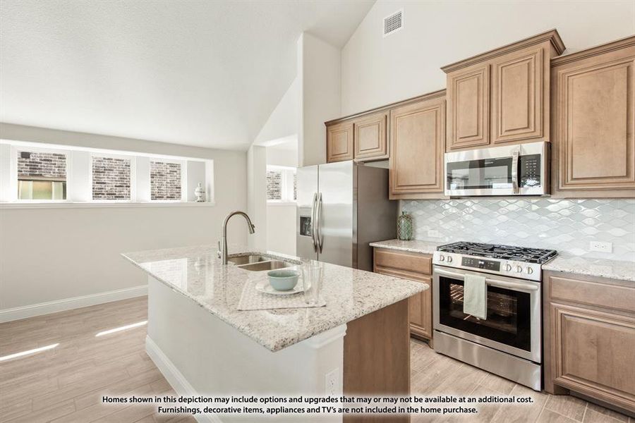 Furnished interior view inside a new home in Hunters Ridge, Crowley (Image 9).