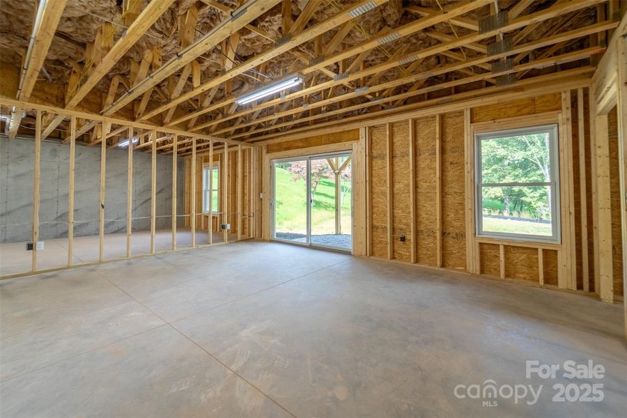 In-progress construction of a new home in , Clyde, NC (Image 27).