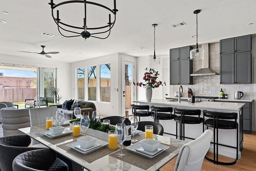 Furnished interior view inside a new home in , Austin (Image 25).