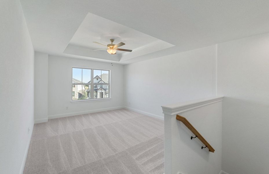 Spacious, unfurnished interior of a new home in Saddleback at Santa Rita Ranch, Liberty Hill (Image 48). Spacious, unfurnished interior of a new home in Saddleback at Santa Rita Ranch, Liberty Hill (Image 48).