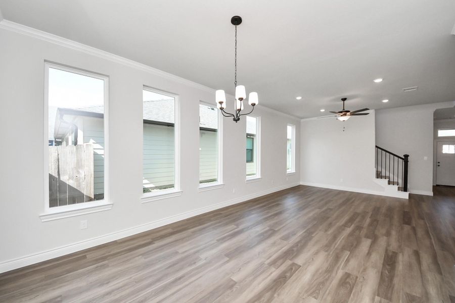 Spacious, unfurnished interior of a new home in Lexington Heights, Willis (Image 43).