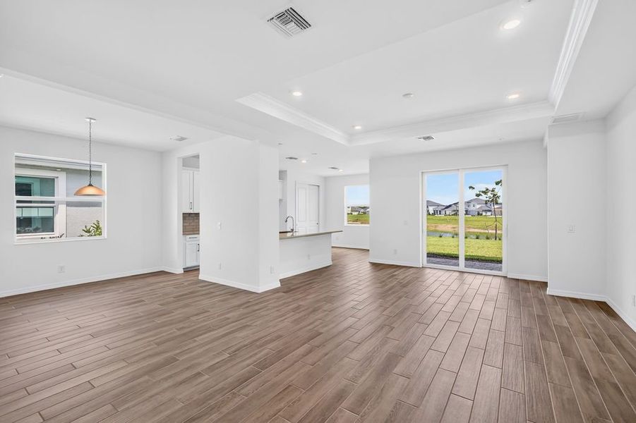 Spacious, unfurnished interior of a new home in The Sanctuary – Resort Collection, Punta Gorda (Image 14). Spacious, unfurnished interior of a new home in The Sanctuary – Resort Collection, Punta Gorda (Image 14).