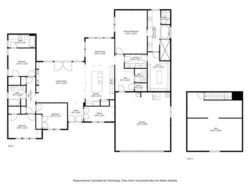 View of floor plan / room layout
