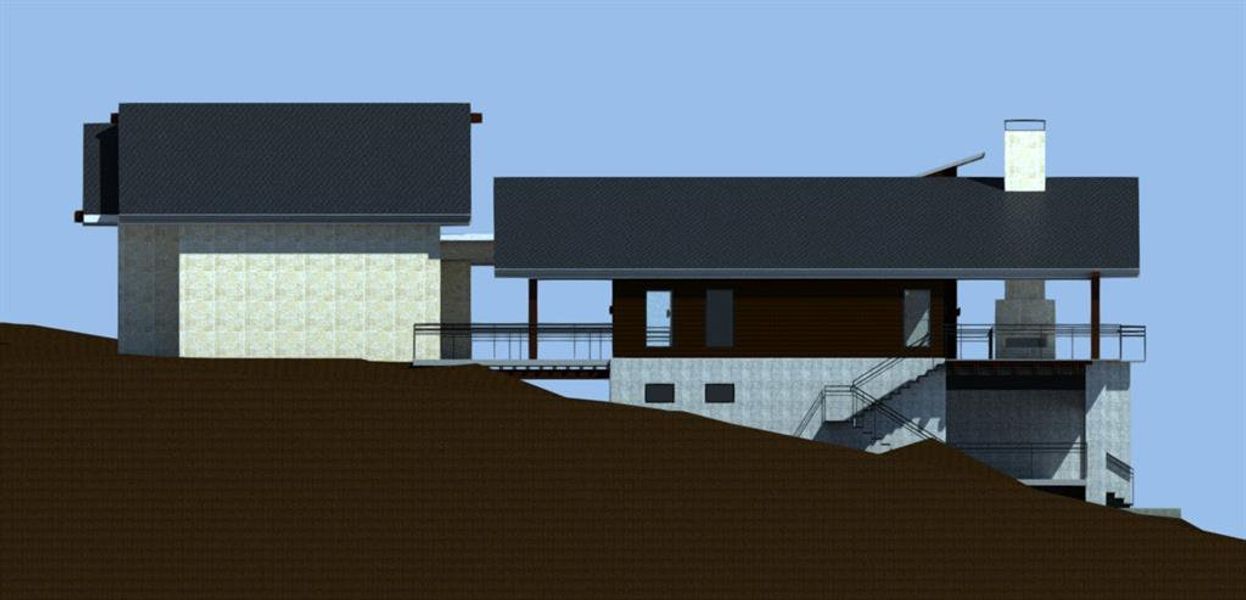AI Generated Model of Side Elevation