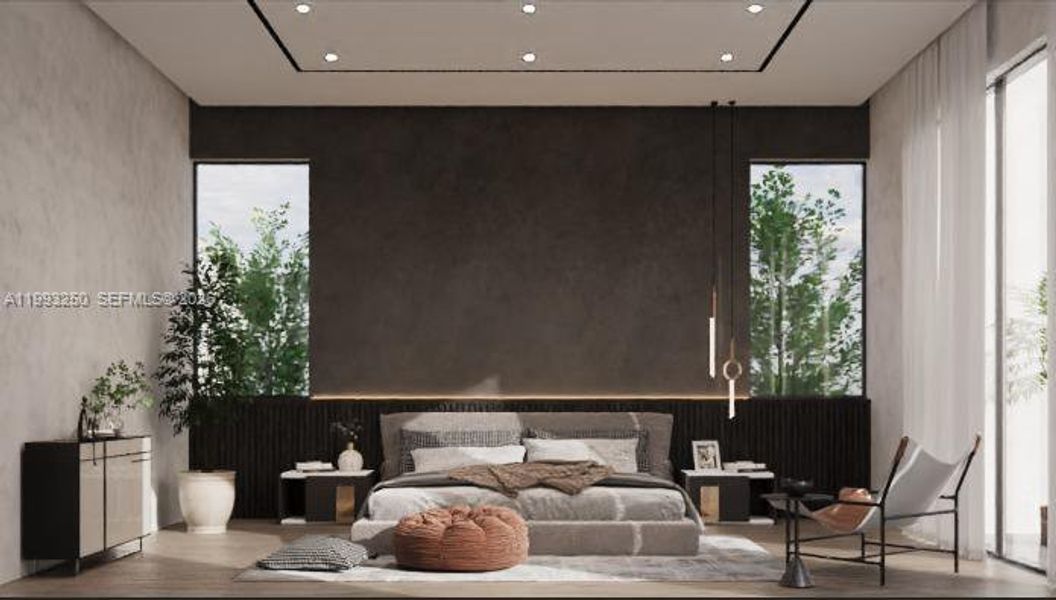 Furnished interior view inside a new home in , Fort Lauderdale (Image 10).