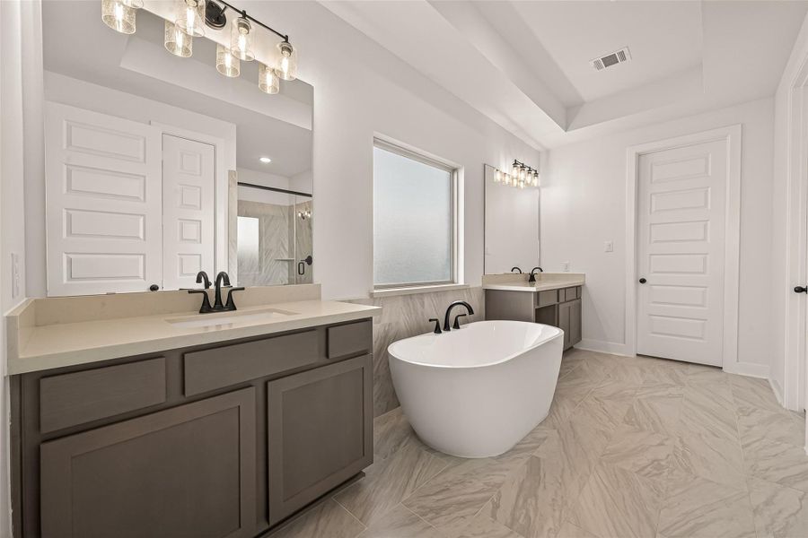 Furnished interior view inside a new home in Sunterra, Katy (Image 36). Furnished interior view inside a new home in Sunterra, Katy (Image 36).