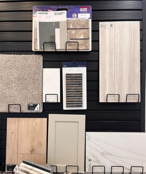 Sample of building materials used in homes in Bridgeland, Cypress (Image 23).