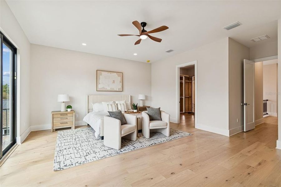 Furnished interior view inside a new home in , Tampa (Image 25).