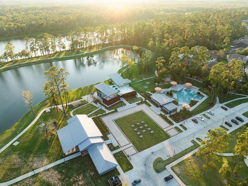 Residents enjoy exclusive access to The Lake House, a spectacular 13-acre lakeside amenity center featuring a resort-style pool, state-of-the-art fitness center, event lawn, covered pavilion, dog parks, and scenic patios overlooking Grand Lake. Spend your weekends kayaking, casting a line for catch-and-release fishing, exploring more than 10 miles of wooded trails, or simply relaxing while taking in the natural beauty that makes Grand Central Park one of Conroe's premier master-planned communities.