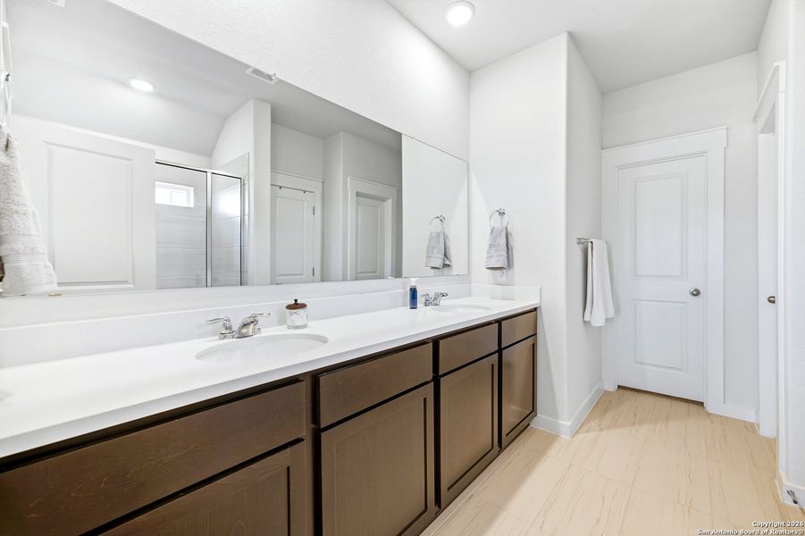 Furnished interior view inside a new home in , New Braunfels (Image 8).