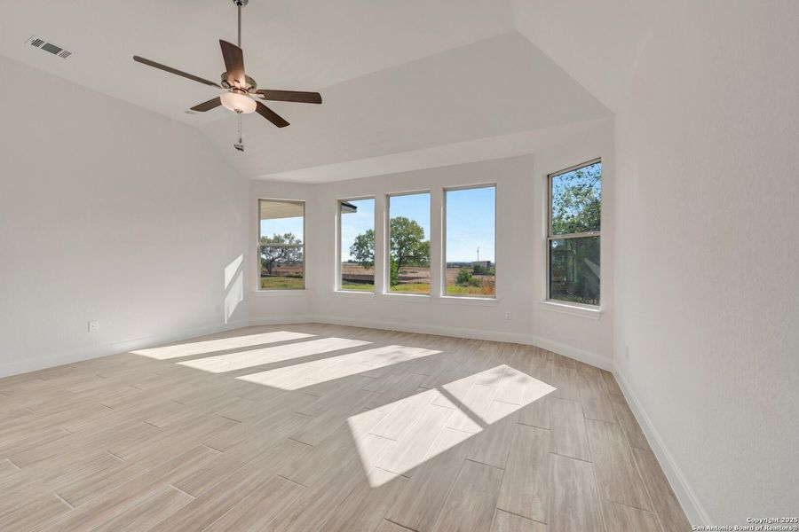 Spacious, unfurnished interior of a new home in Preserve at Annabelle Ranch, San Antonio (Image 24). Spacious, unfurnished interior of a new home in Preserve at Annabelle Ranch, San Antonio (Image 24).
