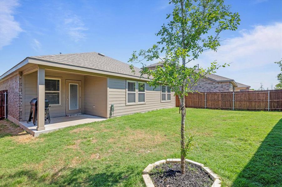 Exterior details and patio area of a home in Millstone, McKinney (Image 24). Exterior details and patio area of a home in Millstone, McKinney (Image 24).