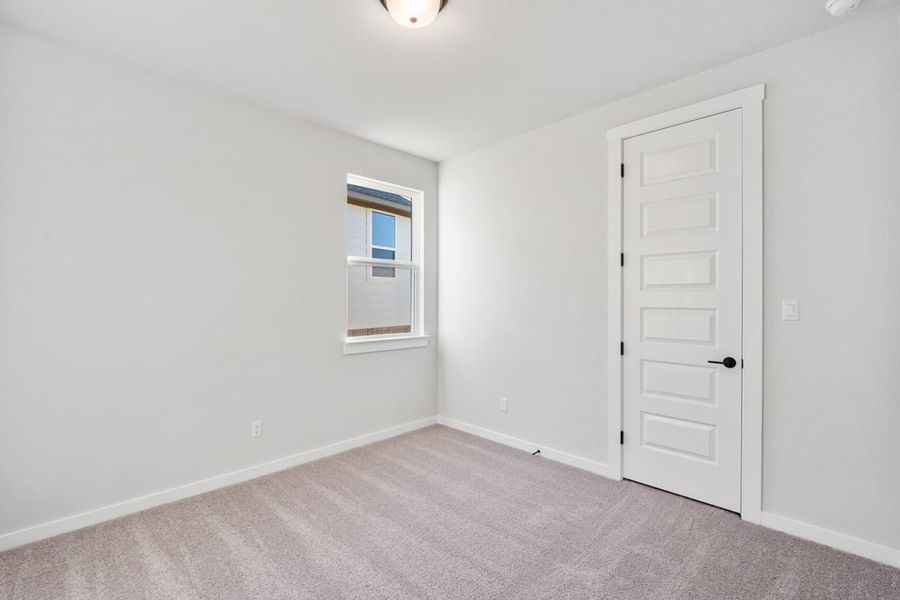 Spacious, unfurnished interior of a new home in Terrace Collection at Lariat, Liberty Hill (Image 44).