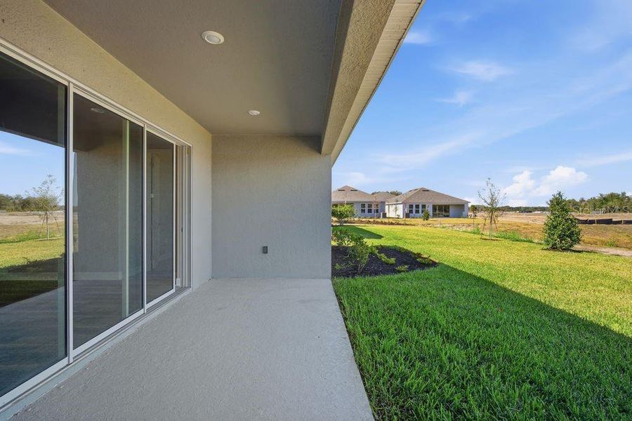 Exterior details and patio area of a home in Firethorn, Parrish (Image 19).